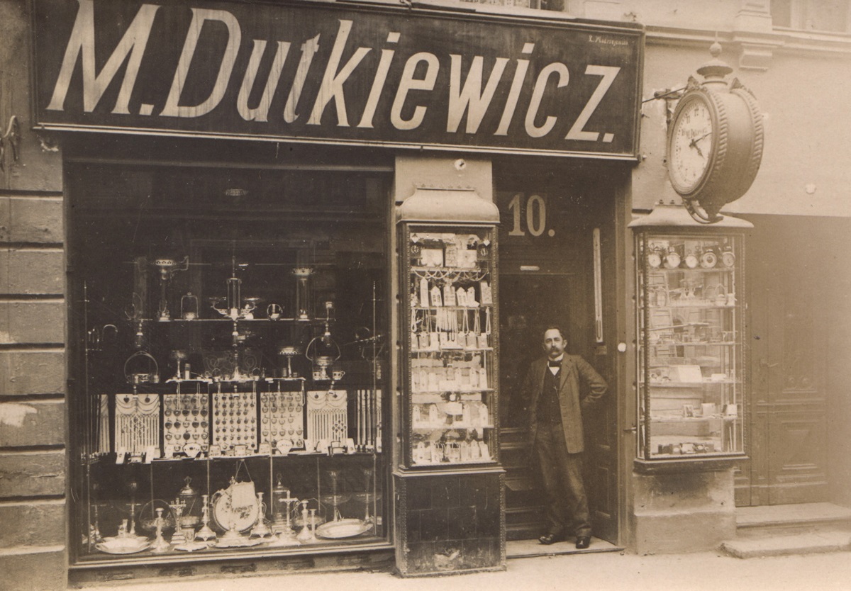Zakład zegarmistrzowski w Inowrocławiu 1920 rok – z archiwum autora