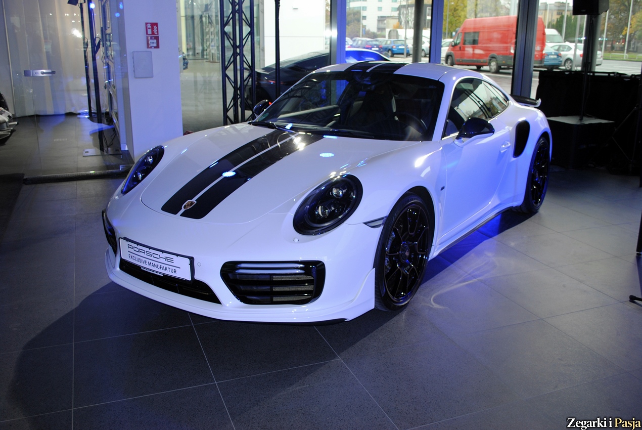 Premiera zegarka Porsche Design Chronograph 911 Turbo S Exclusive Series i limitowanego samochodu Porsche wartego 1,3 złotych - relacja