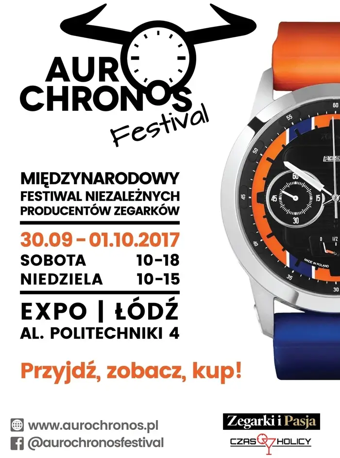 AUROCHRONOS - Międzynarodowy Festiwal Niezależnych Producentów Zegarków w Łodzi już niebawem!