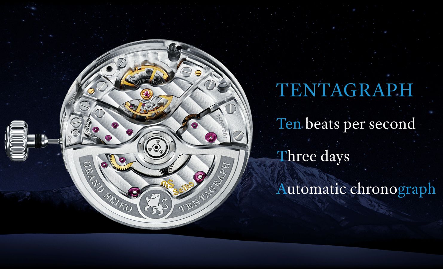 Grand Seiko 'Tentagraph' Hi Beat Automatic Chronograph