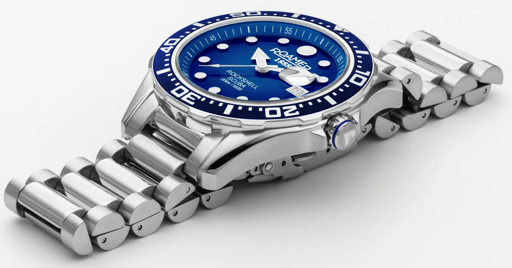 Roamer Rockshell Mark III Scuba - duży, sportowy zegarek. Typowy diver