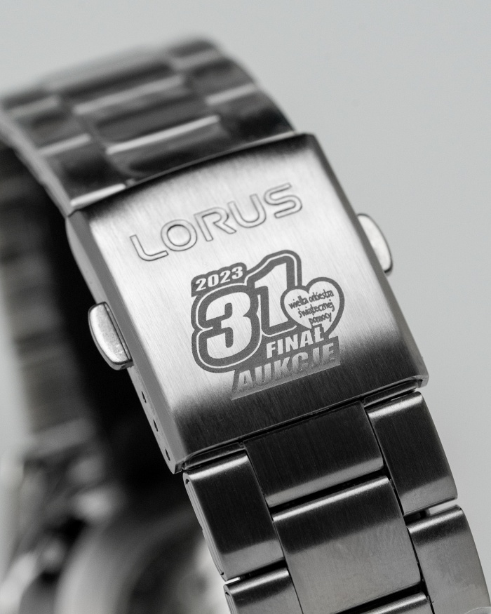 Lorus wspiera WOŚP. Specjalny egzemplarz zegarka trafił na aukcję!