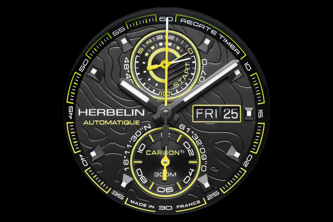 Sportowy zegarek z materiałów high-tech. Michel Herbelin Newport Carbon Titanium