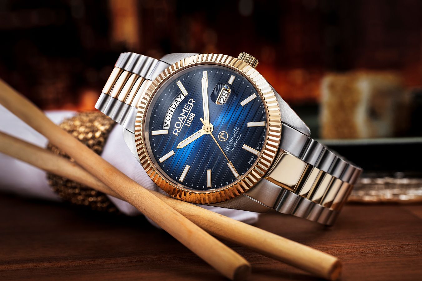 Dwa nowe zegarki mechaniczne Roamer: Searock II oraz Primeline DayDate II