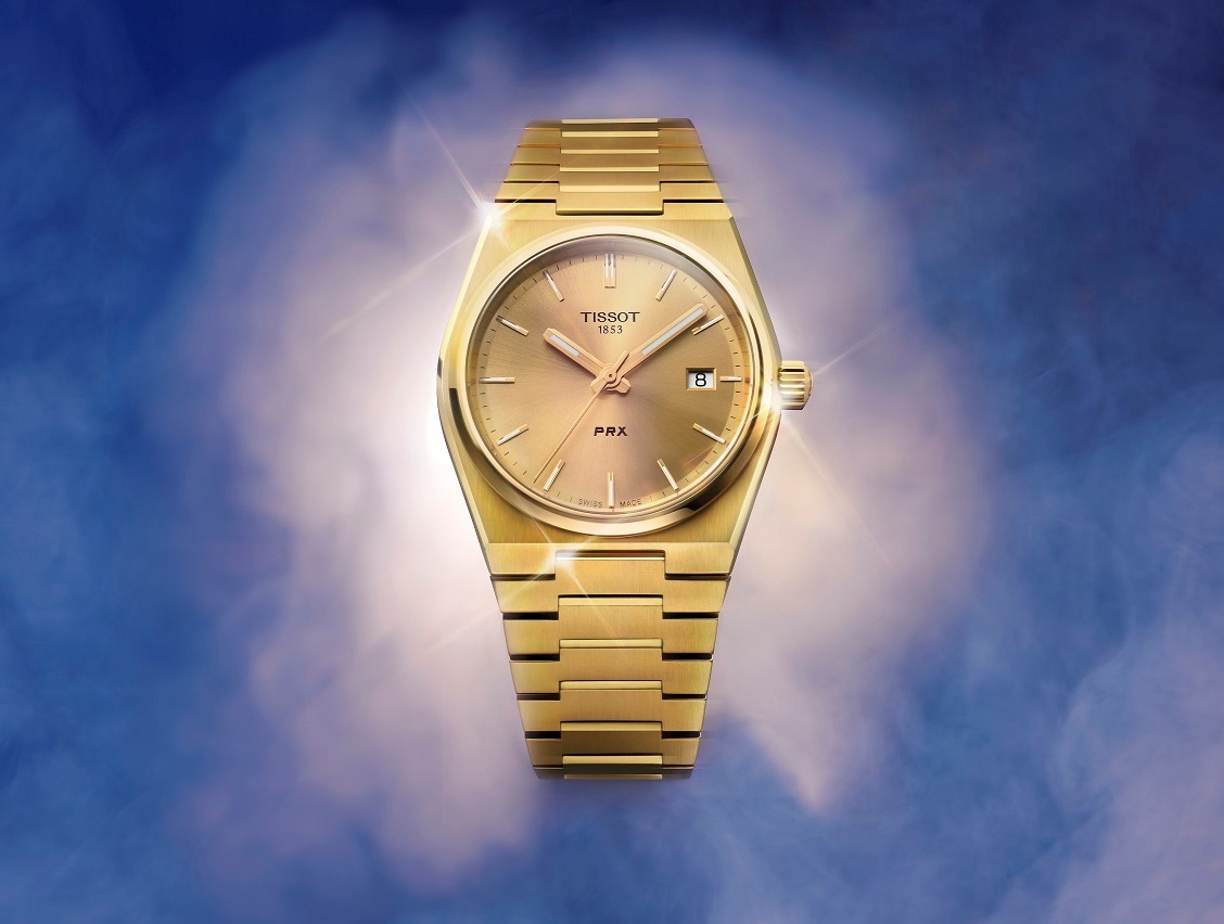 Nowoczesność i styl retro w nowej kampanii zegarków Tissot PRX 35 mm