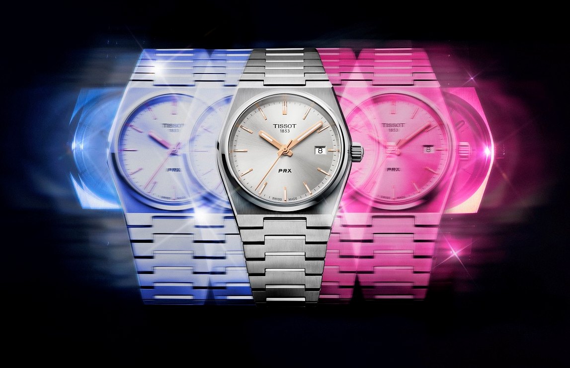  Nowoczesność i styl retro w nowej kampanii zegarków Tissot PRX 35 mm