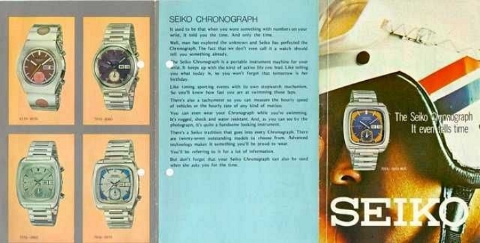 Seiko Automatic Chronograph 7016-5001 Monaco z funkcją flyback