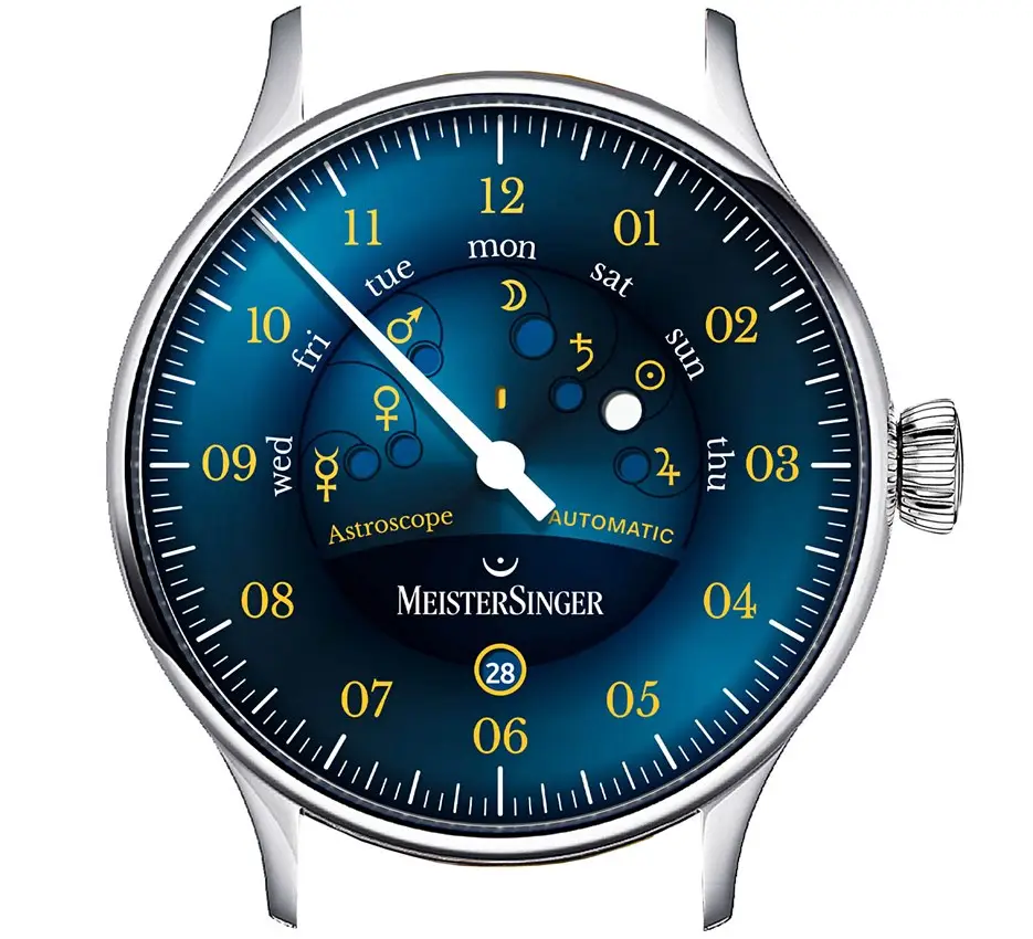 MeisterSinger Astroscope Special Edition Blue/Yellow 2022