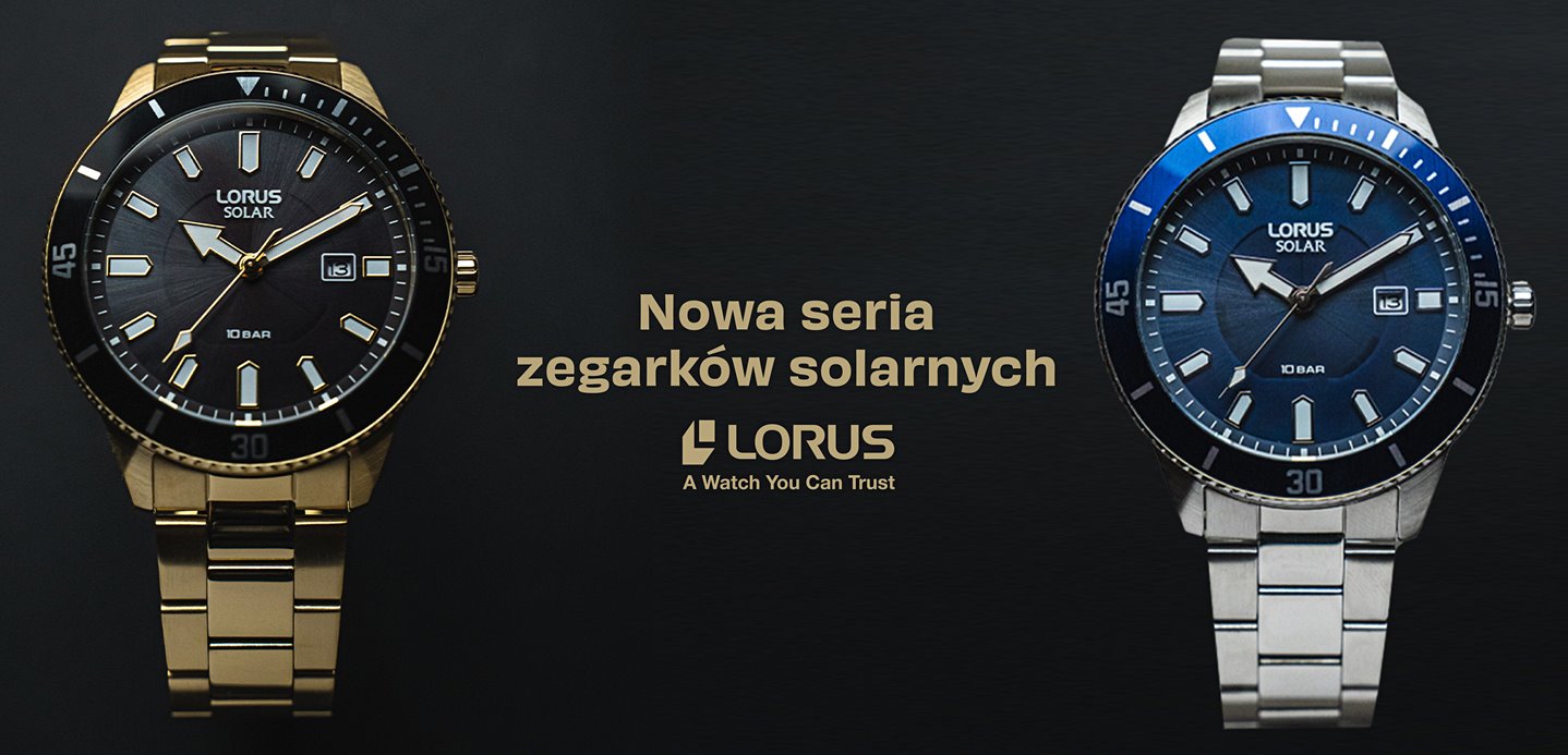 Lorus Sports Solar – nowa seria zegarków napędzanych energią światła