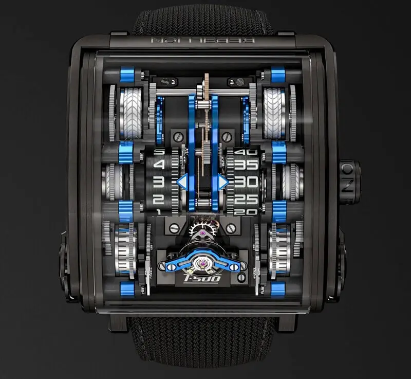 Skomplikowana mikromechanika przybiera formę zegarka. Rebellion Timepieces T-500