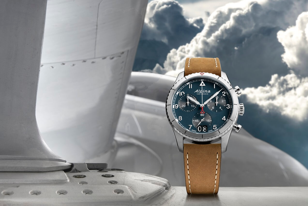 Nowe modele Alpina Startimer Pilot Automatic i Quartz Chronograph Big Date z kolekcji dla entuzjastów lotnictwa