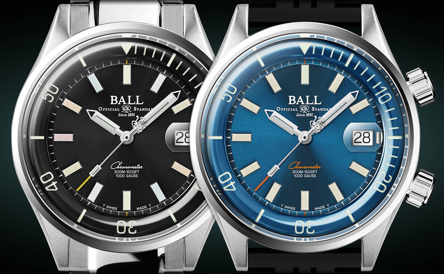 Ball Engineer Master II Diver Chronometer – podwyższona czytelność i wytrzymałość