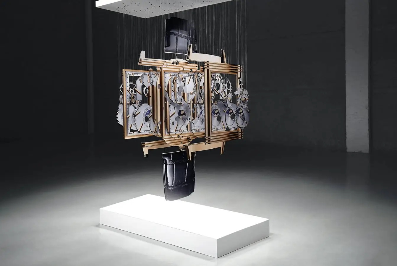 Niecodzienne spojrzenie na zegarki – rzeźba „Spacetime” artysty Michaela Murphy’ego