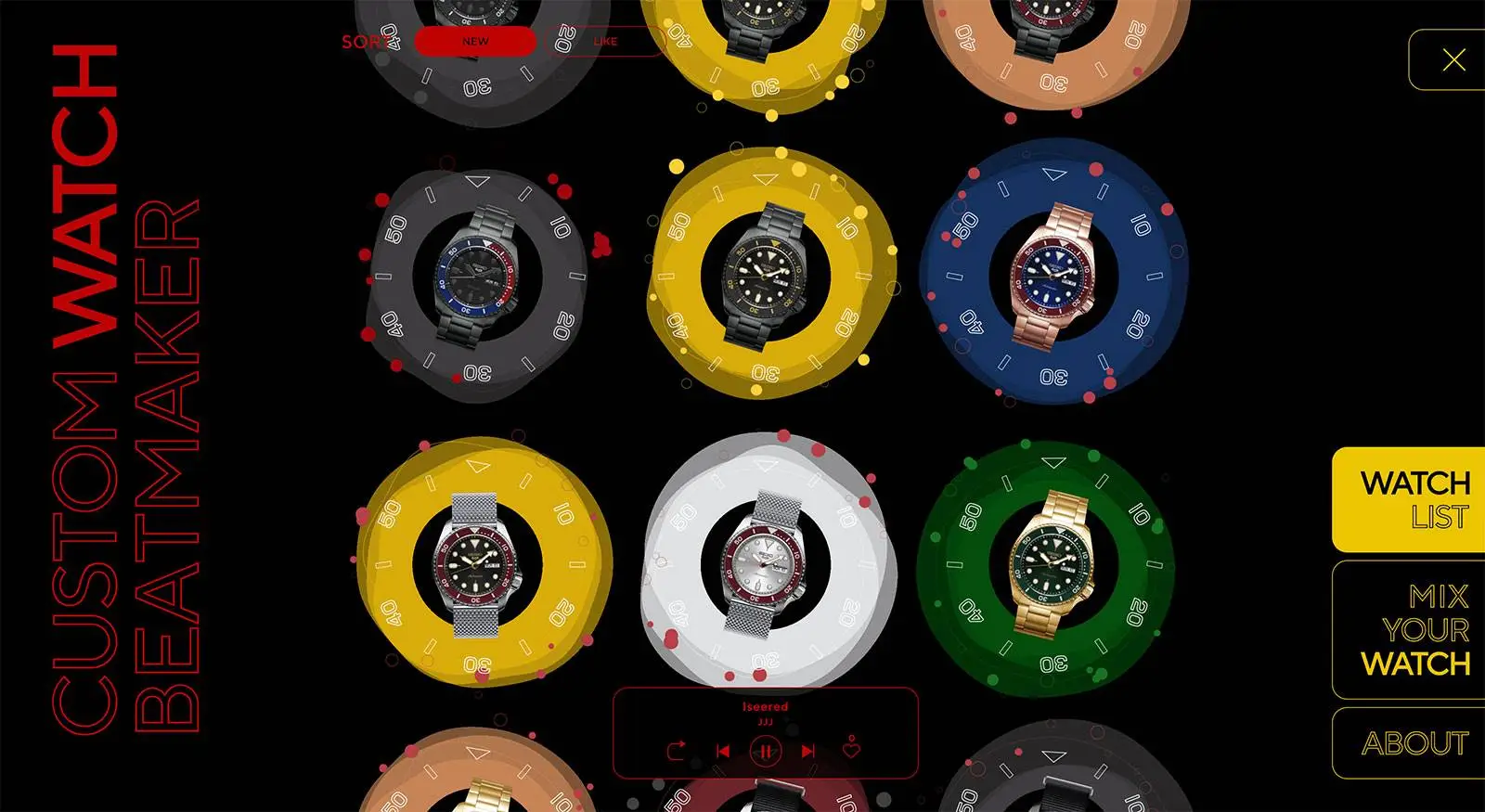 Seiko 5 Sports Custom Watch Beatmaker Limited Edition - wygrał Pog(ue)