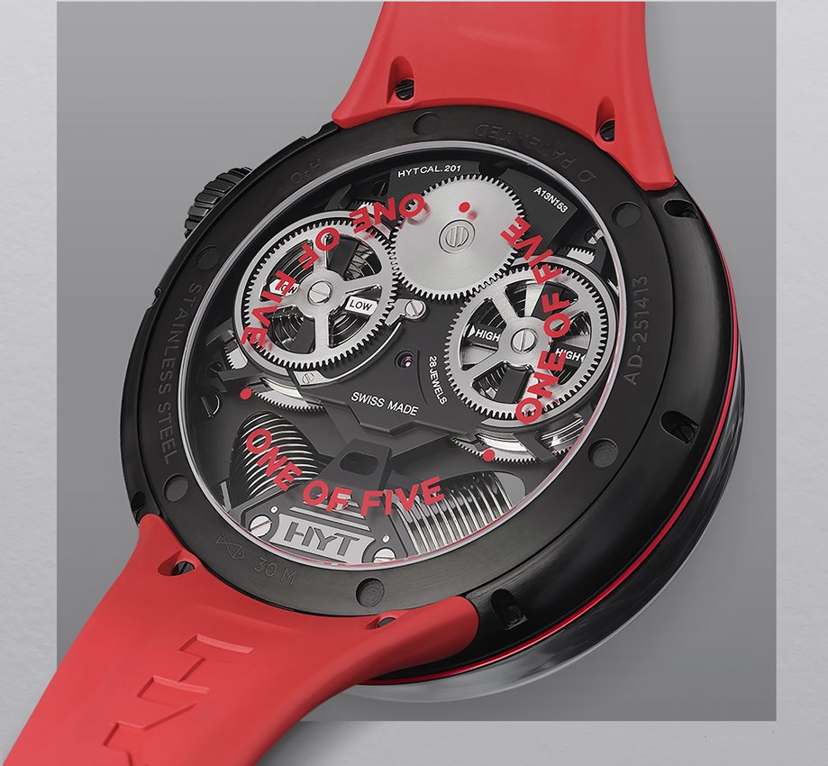 HYT H2O Red fluid Limited Edition – innowacja i ekstrawagancja w jednym zegarku