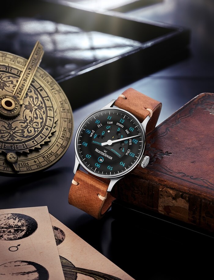 MeisterSinger Astroscope Black & Old Radium – zegarki ze starożytnymi motywami