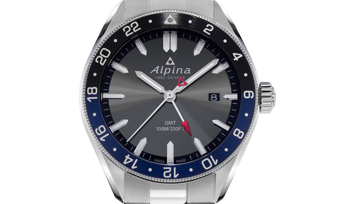 ALPINA Alpiner Quartz GMT - dwa czasy na trzy sposoby 