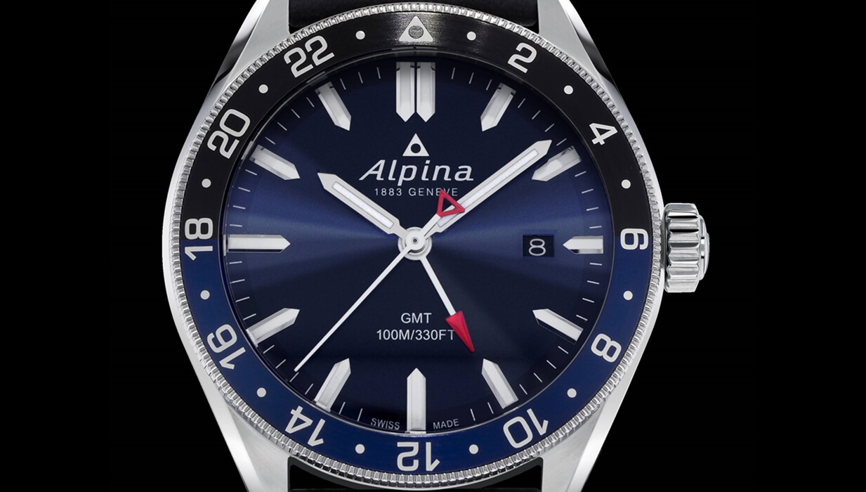 ALPINA Alpiner Quartz GMT - dwa czasy na trzy sposoby 
