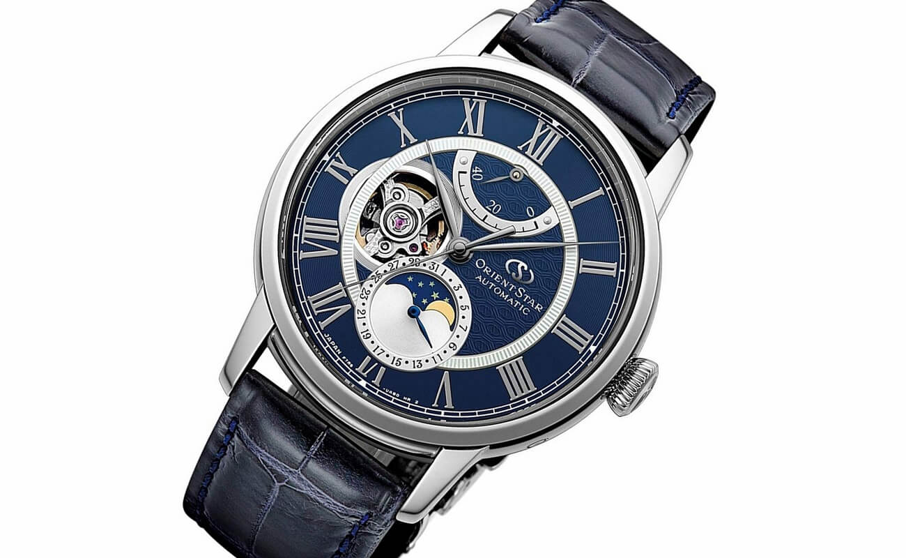 ORIENT STAR Classic Open Heart Moonphase Power Reserve Automatic