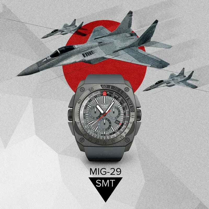 Prezentujemy: AVIATOR Swiss Made kolekcja MIG-29 SMT