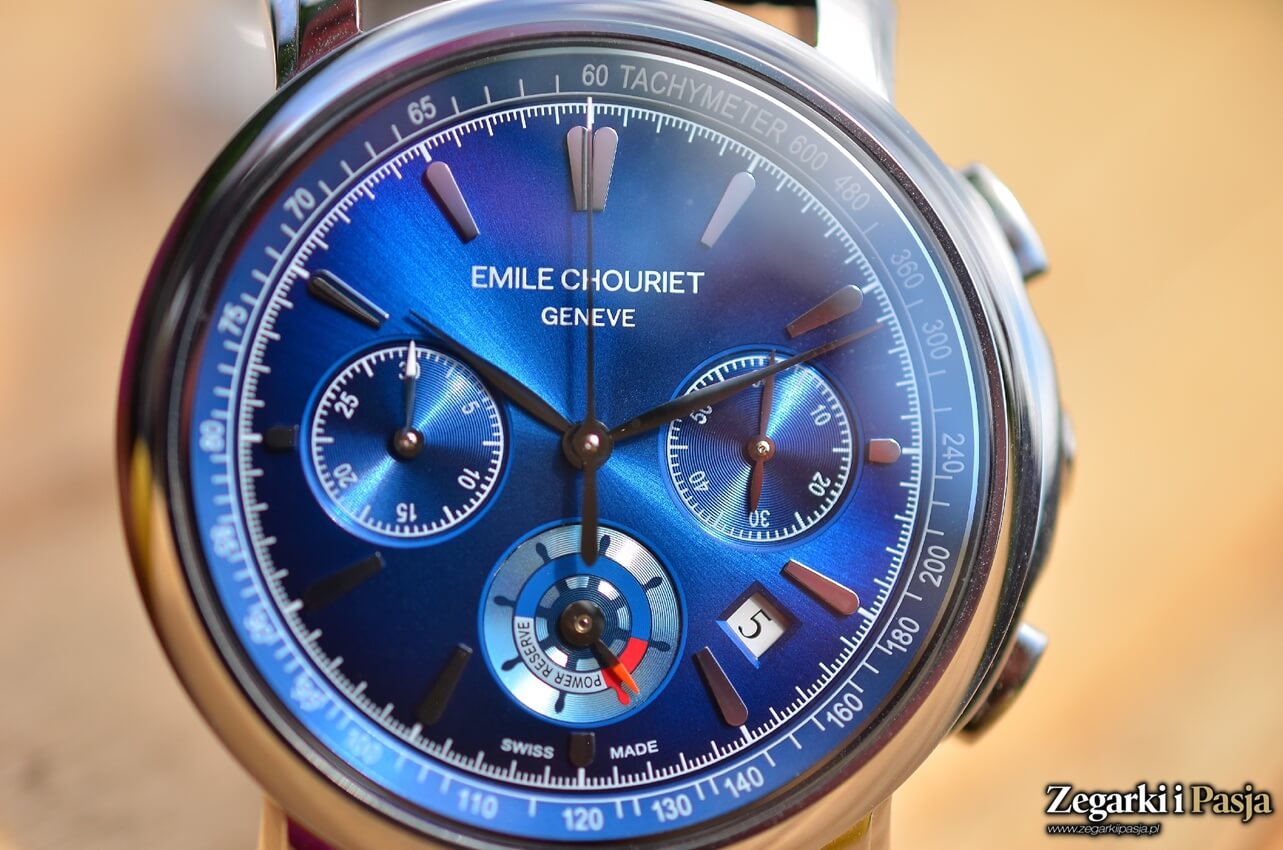 Recenzja: Emile Chouriet Lac Leman Chronograph Blue