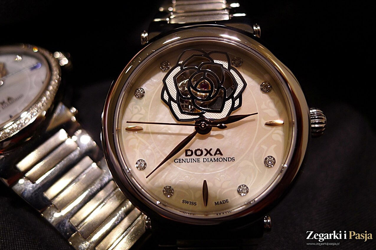 DOXA Calex Spiral Rose Automatic (zdjęcia live)