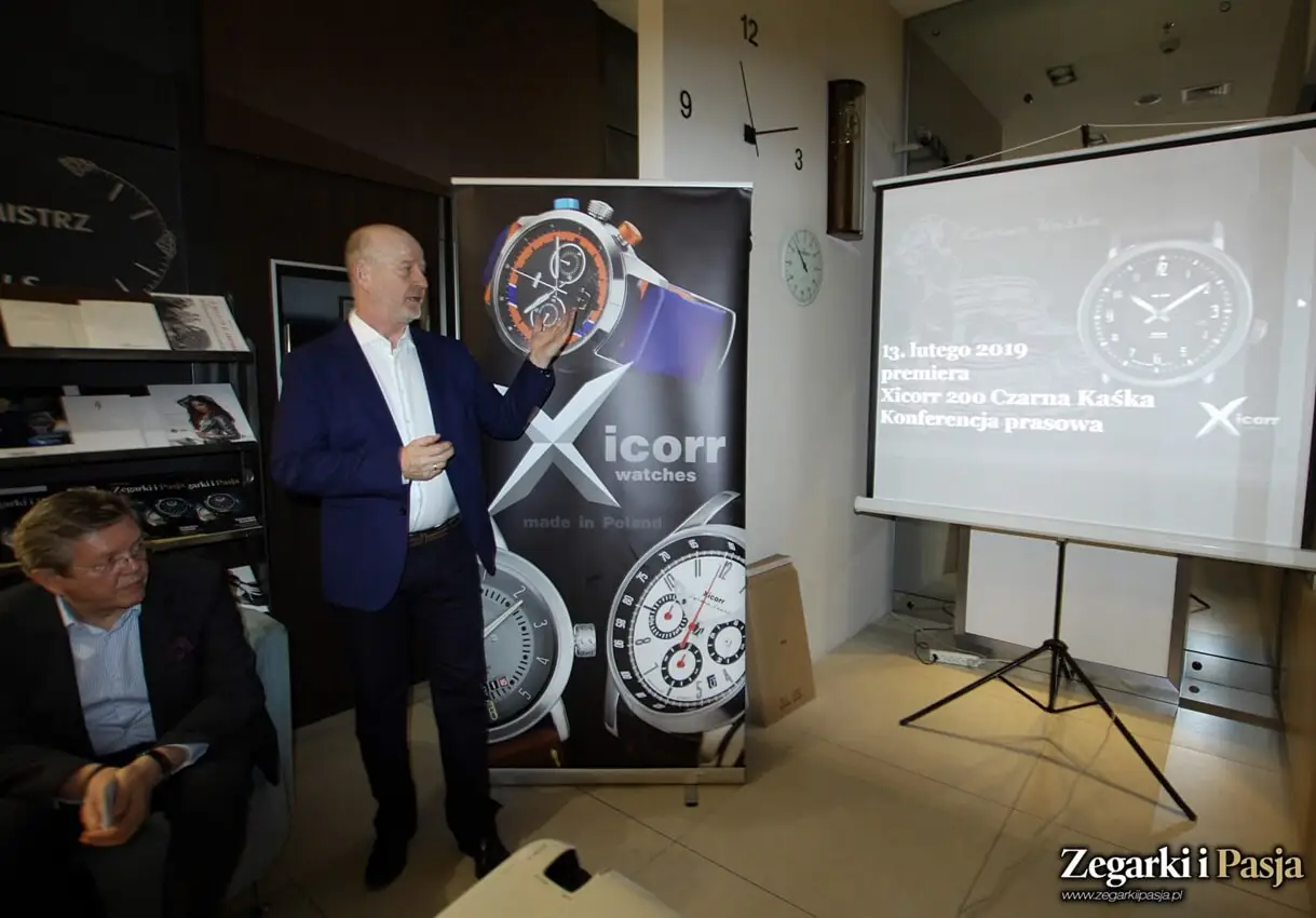 Xicorr 200 „Czarna Kaśka” - konferencja prasowa i premiera zegarka