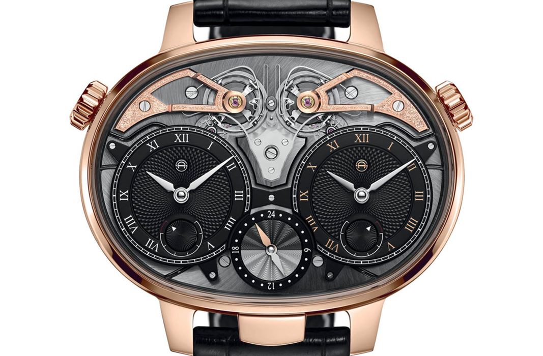 Armin Strom – Dual Time Resonance Masterpiece Rose and White Gold (SIHH 2019)