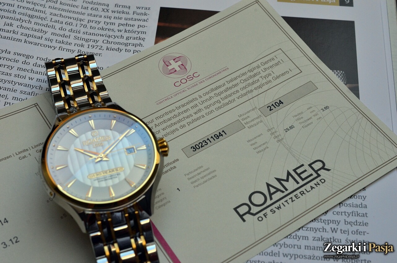 Recenzja: ROAMER 130 Years Anniversary COSC Limited Edition