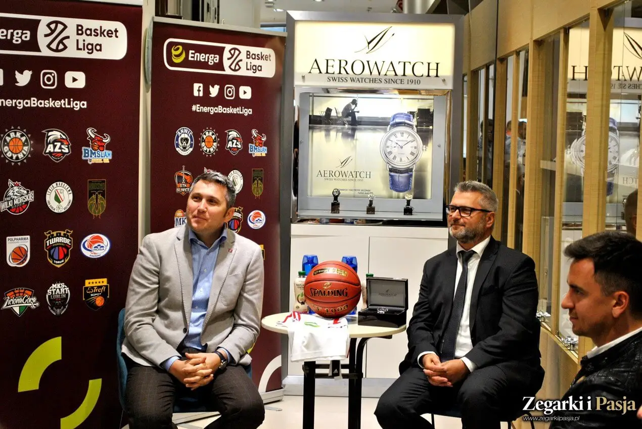 Szwajcarska marka Aerowatch partnerem Polskiej Koszykówki!