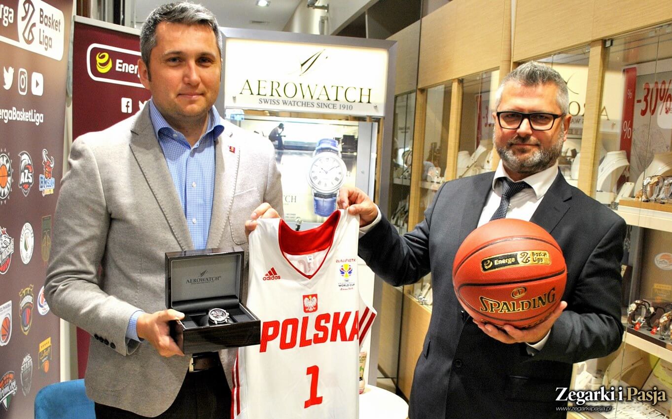 Szwajcarska marka Aerowatch partnerem Polskiej Koszykówki!