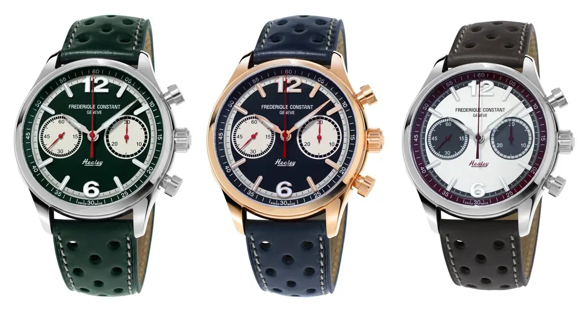 Frederique Constant i nowy Vintage Rally Healey Chronograph 