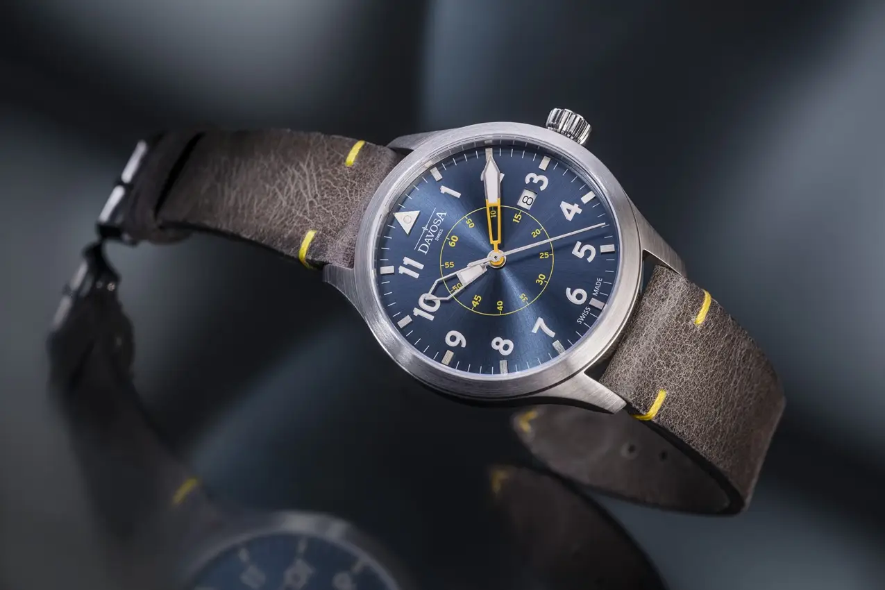 DAVOSA Neoteric Pilot Automatic – reinterpretacja klasycznego zegarka typu „Pilot”
