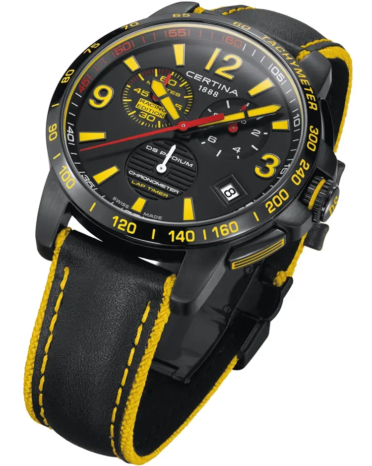 CERTINA DS Podium Chrono Lap Timer COSC oraz Lap Timer Racing Edition