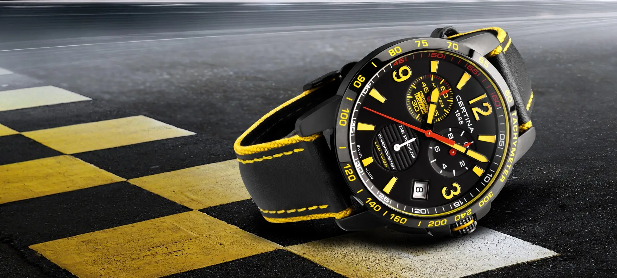 CERTINA DS Podium Chrono Lap Timer COSC oraz Lap Timer Racing Edition