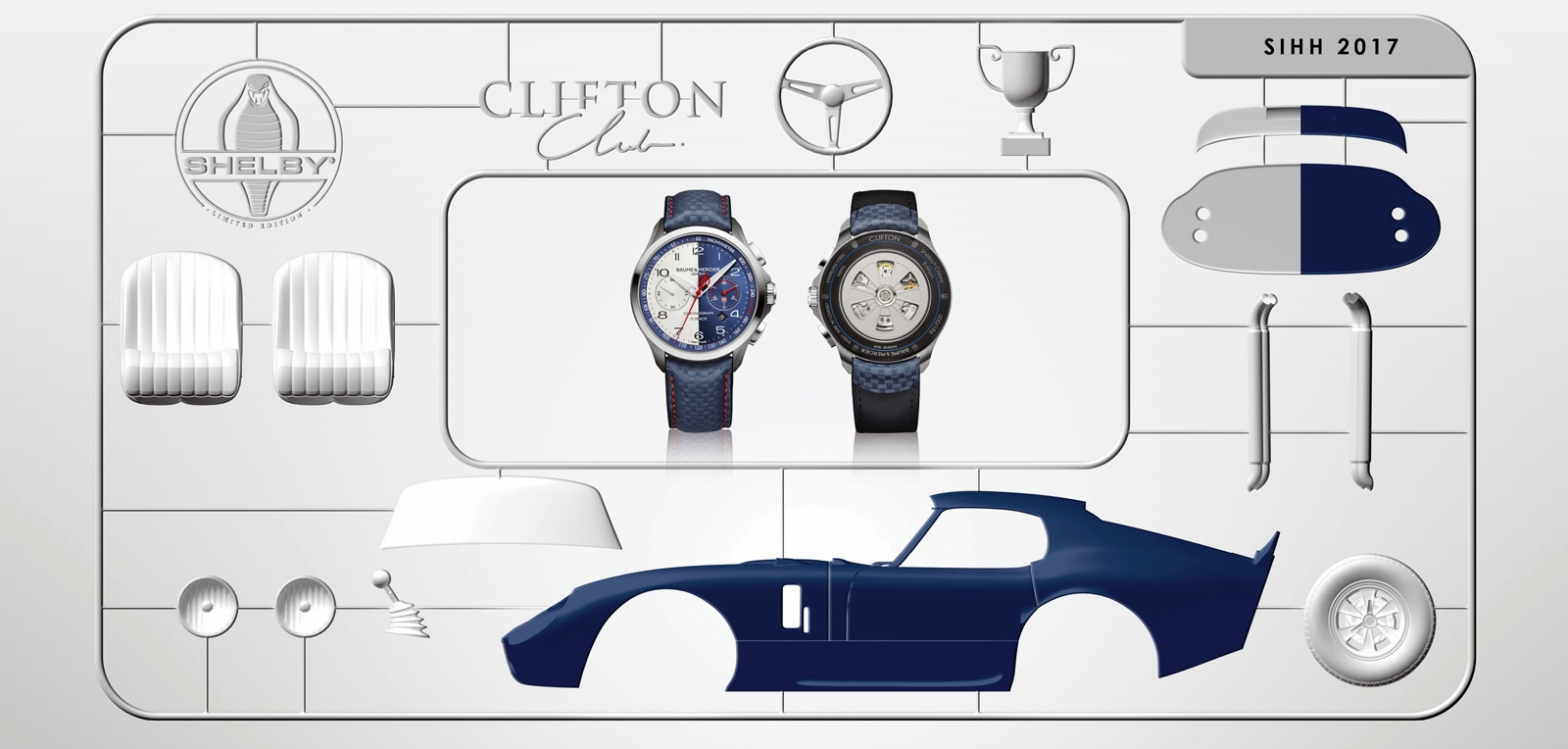  Baume & Mercier – Clifton Club Shelby© Cobra Limited Edition