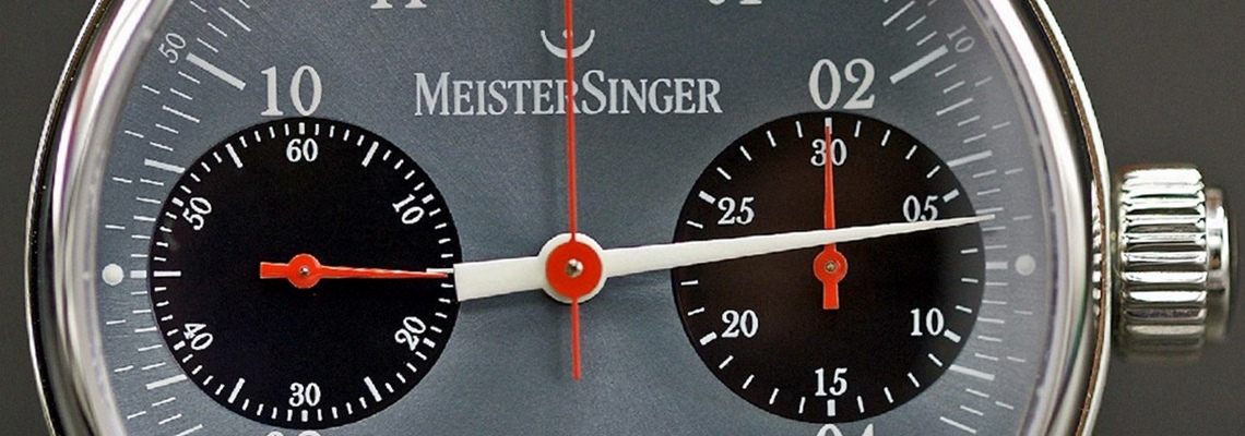 MeisterSinger Paleograph - Single Push Column Wheel Chronograph Ref. SC107