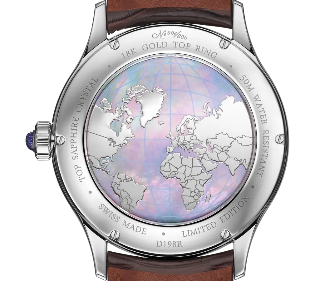 DOXA GrandeMetre Blue Planet® Chronometre - trzy wzory tarcz, by ukazać piękno natury