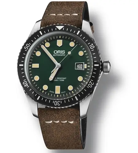 ORIS Divers Sixty-Five – nowy, głęboki odcień zieleni.