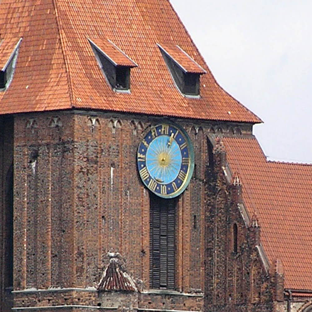 Zegar w Toruńiu – Kościół Katedralny pod wezwaniem świętych Jana Chrzciciela i Jana Ewangelisty 