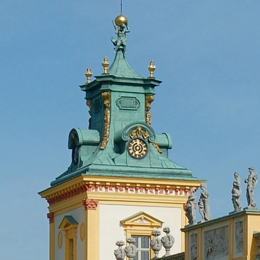 Zegar w Warszawie – Pałac w Wilanowie