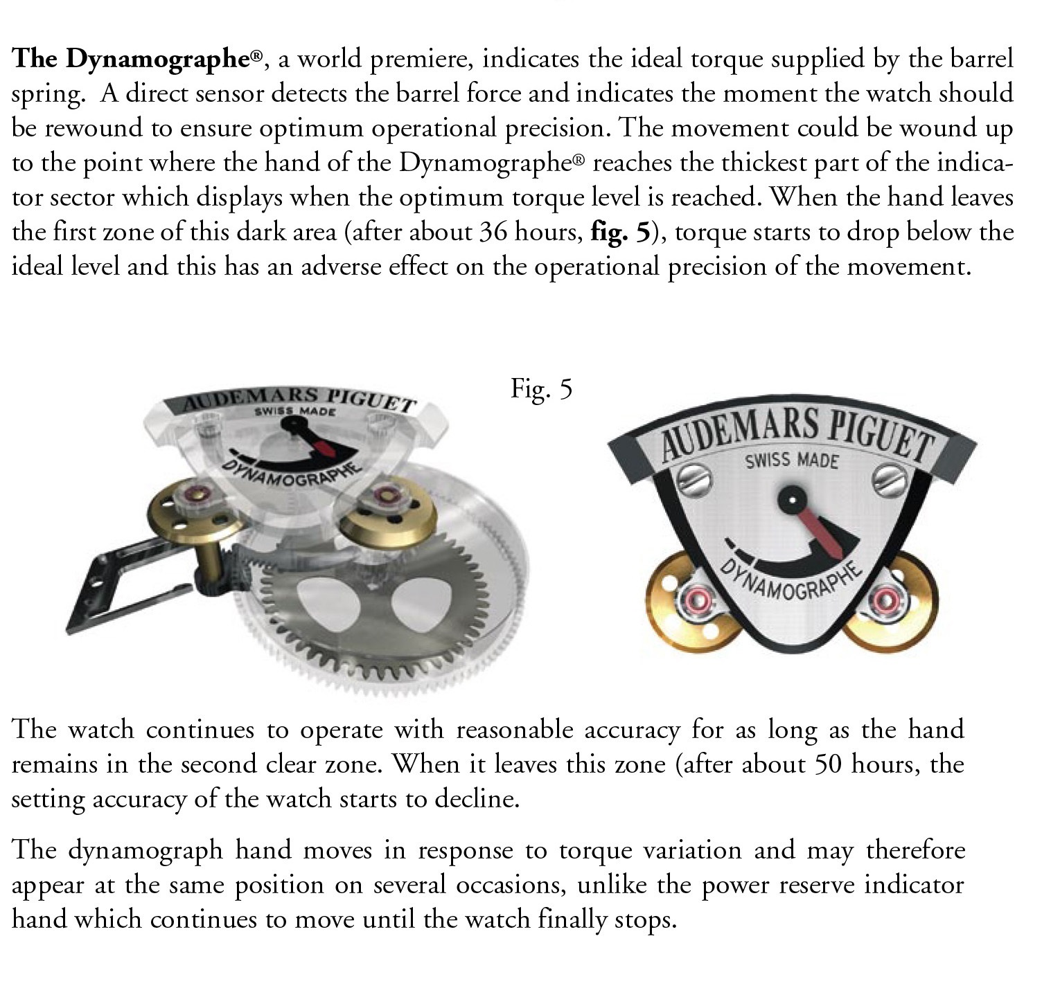 Dynamograph - momentomierz - konstrukcja