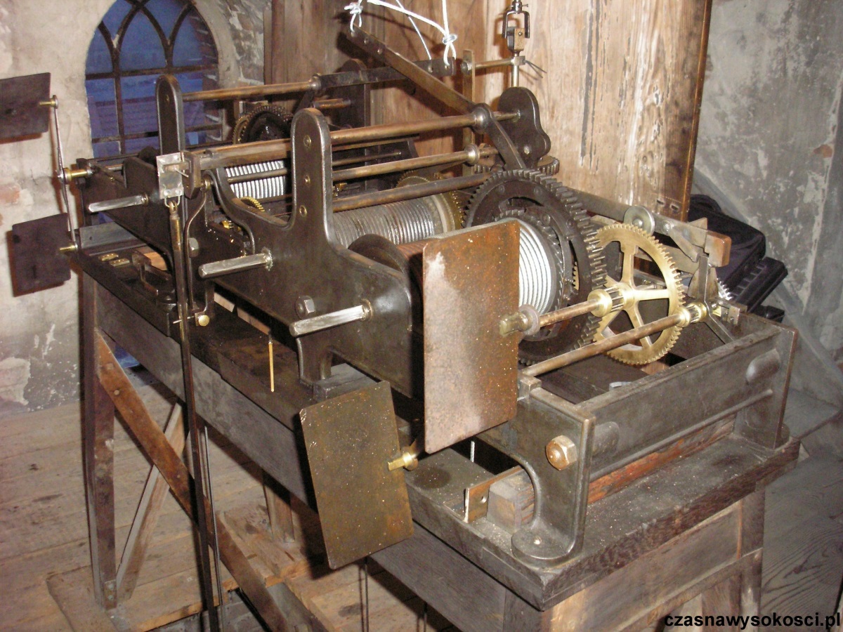 Mechanizm zegara z kościoła w Zaniemyślu