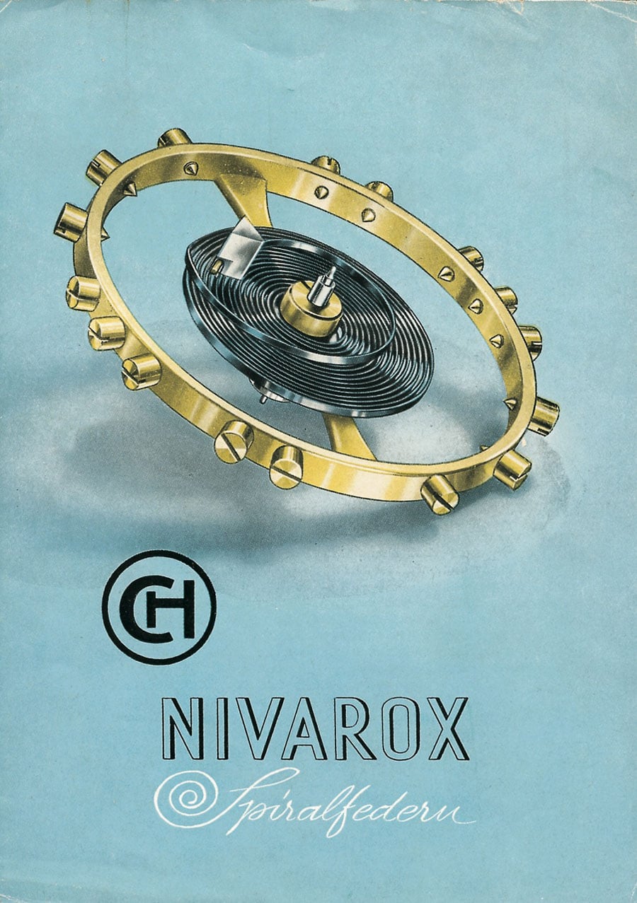 1933 - Sprężyna włosowa wykonana z Nivarox'u