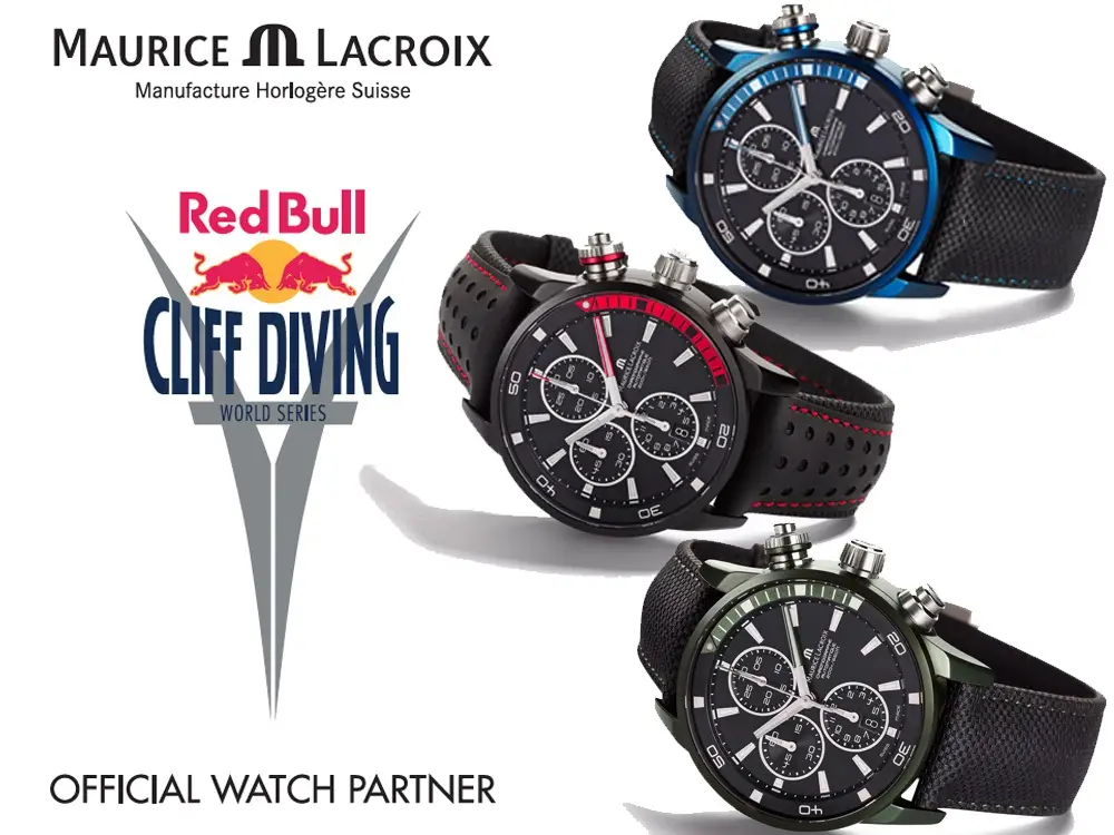  Cliff Diving. Współpraca Red Bull i Maurice Lacroix