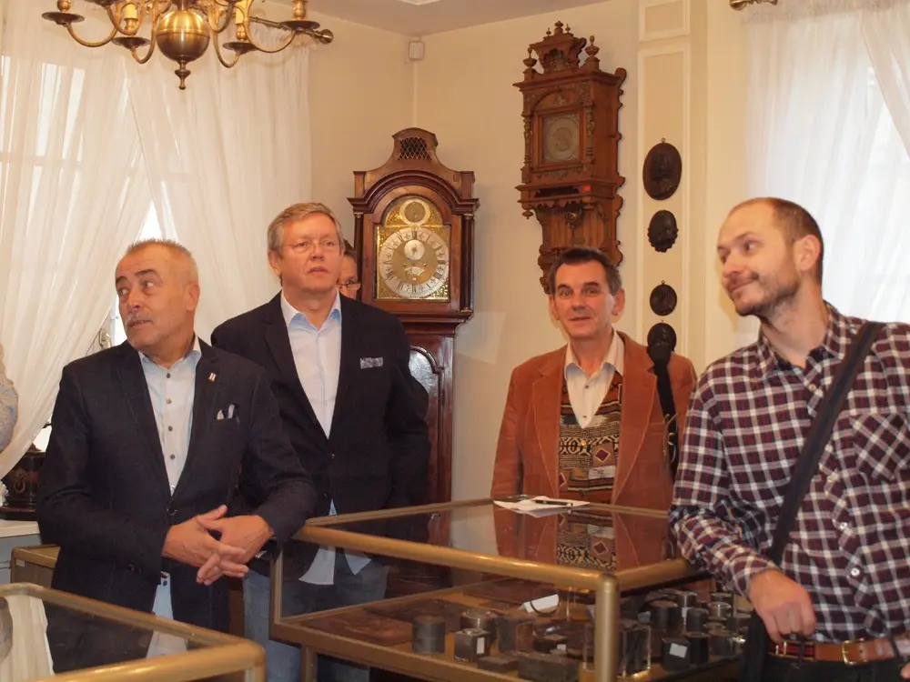 Warsztaty zegarmistrzowskie, przywitanie, pażdziernik 2014