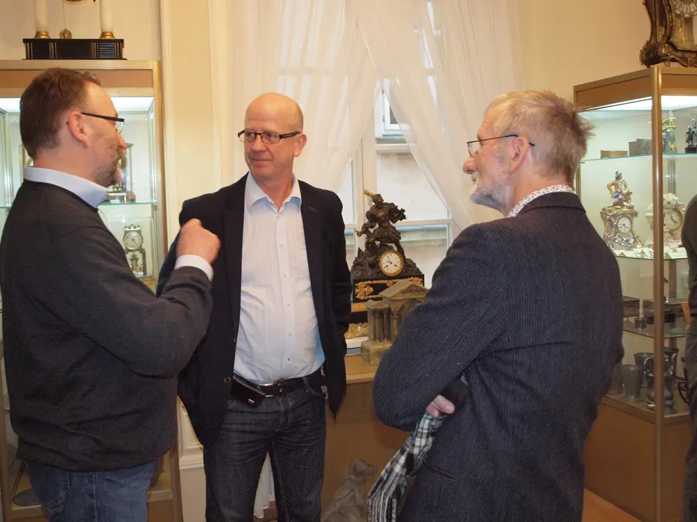 Warsztaty zegarmistrzowskie, przywitanie, pażdziernik 2014