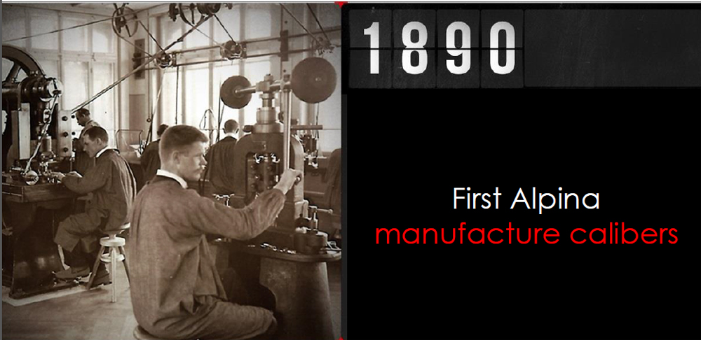 First Alpina manufacture calibers