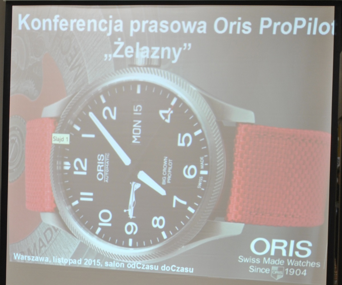 Oris Żelazny Konferencja prasowa w salonie odCzasu doCzasu
