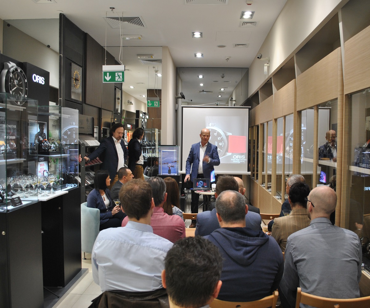 Oris Żelazny Konferencja prasowa w salonie odCzasu doCzasu